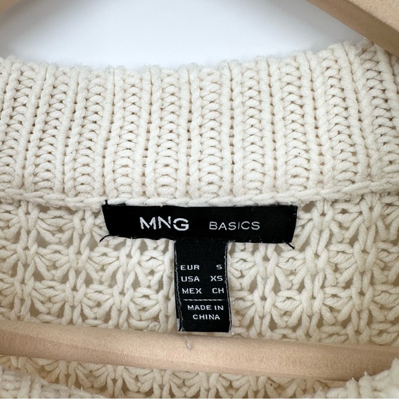 Mango Chunky Knit Sweater, Small, Oat - Picture 5 of 5